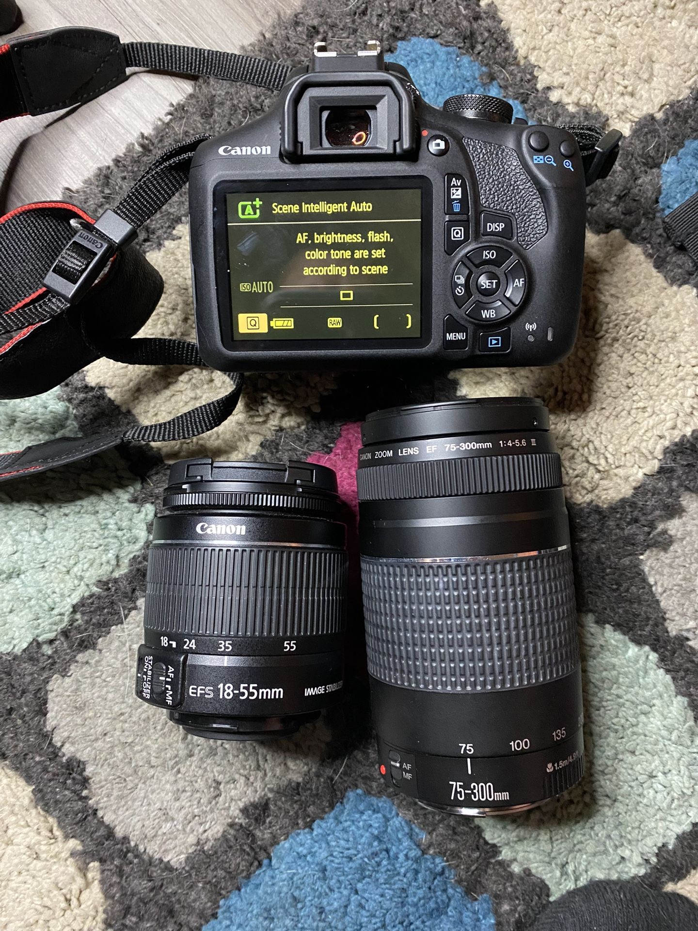 Canon Rebel T7 EOS w/ Lens