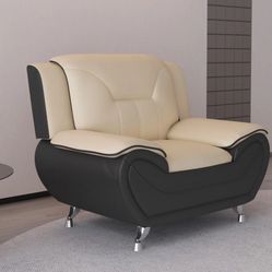 Zebra Chair Beige/black 2dingle 1 Double