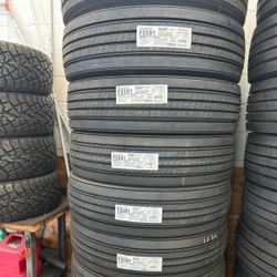295/75R22.5 FIRESTONE  2 TRUCK TIRES FOR SALE.  1050$ INCLUDING INSTALLATION