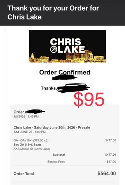Chris Lake Tickets Saturday LA