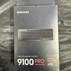 Samsung 9100 Pro With Heatsink 4TB 