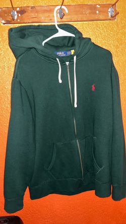 Polo Ralph Lauren green zip up