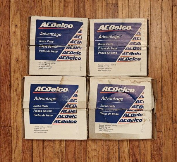 ACDelco Silver Advantage Front & Rear Brake Rotors (Set of 4) 18A81500A 18A81503A 2014-2016 Mazda 3