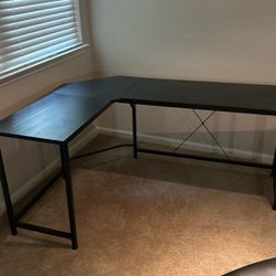L Shape Office Desk With Chair