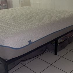 Tempur-Pedicure California King Mattress with Bed Frame