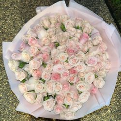 Pink Spray Rose Bouquet 