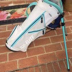 TOP FLIGHT JUNIOR / Kid’s Golf Bag - w/ Stand & Dual Strap - Youth Bag Jr