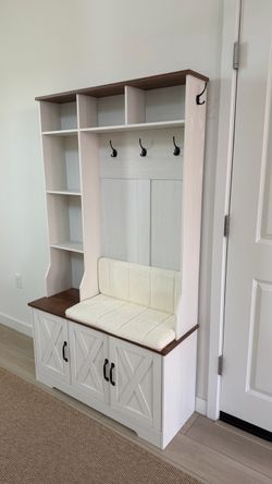 Hall Tree with Bench