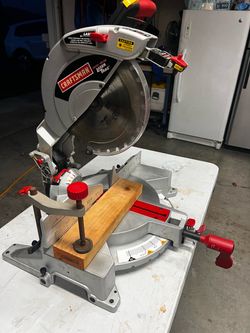 Craftsman 12” Compound Miter Saw w/ Laser – Clean & Works Great