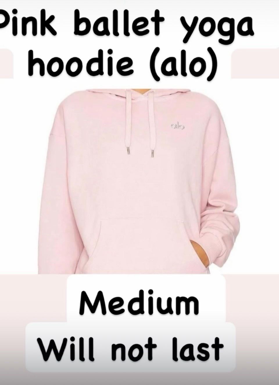 Pink ballet Slo yoga hood