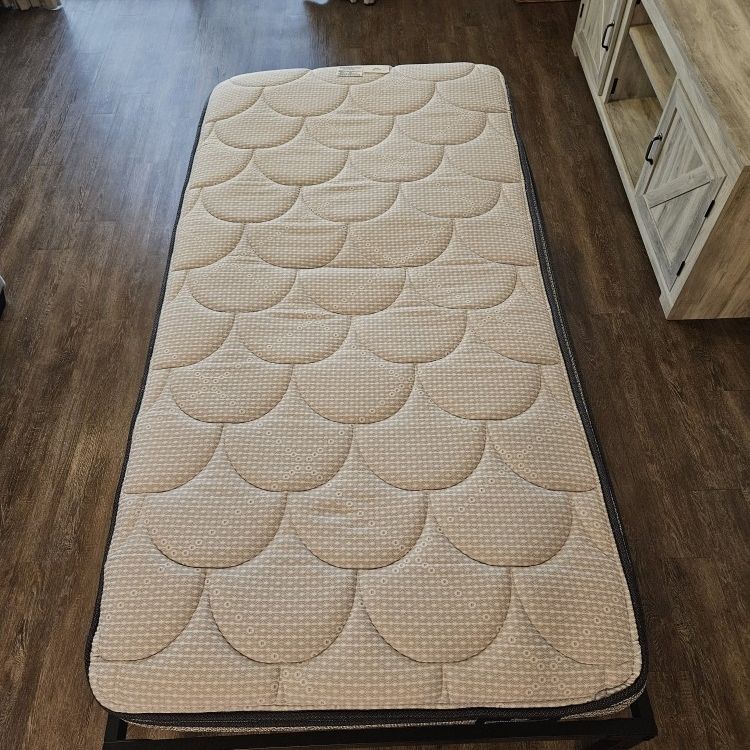 Serta Perfect Sleeper Twin Mattress & Bedframe 