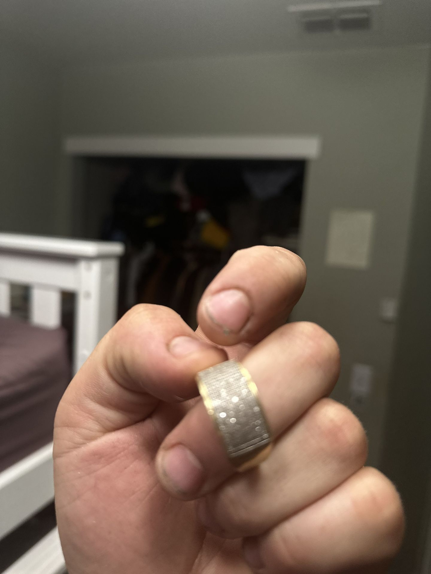 14K Gold Diamond bust Down