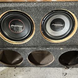 12” Pioneer Subwoofers 