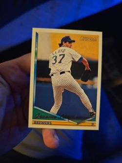 Graeme Lloyd 1994 Topps gold baseball card