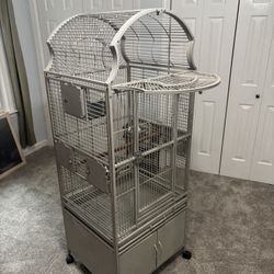 Exotic Aviary Fan-Top Cage