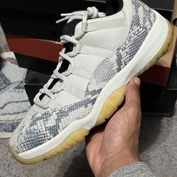 Snakeskin Jordan 11s