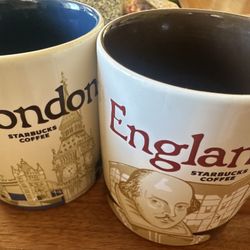 London & England Starbucks Mugs (2)