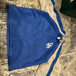 Dodgers Windbreaker Ish Jacket Mens Large