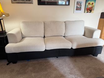 Soft white Corduroy Sofa