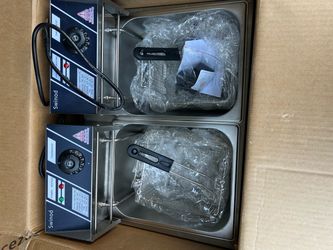 Brand new commercial double deep fryer for $90