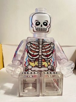 Skeleton Anatomy Man 9in Giant Human Body Big Figure LEGO Compatible