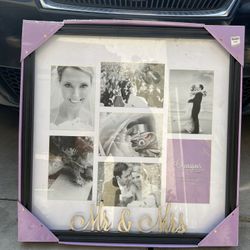 Mr, Mrs Wedding Picture Frame