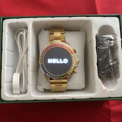Gold Smart Watch