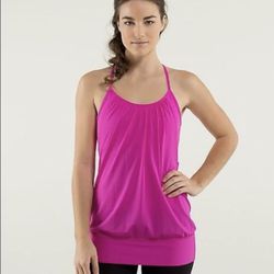 LULULEMON Hot Pink Paris Perfect No Limits Tank Top