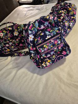 Vera Bradley "Ribbons" 3 pc set