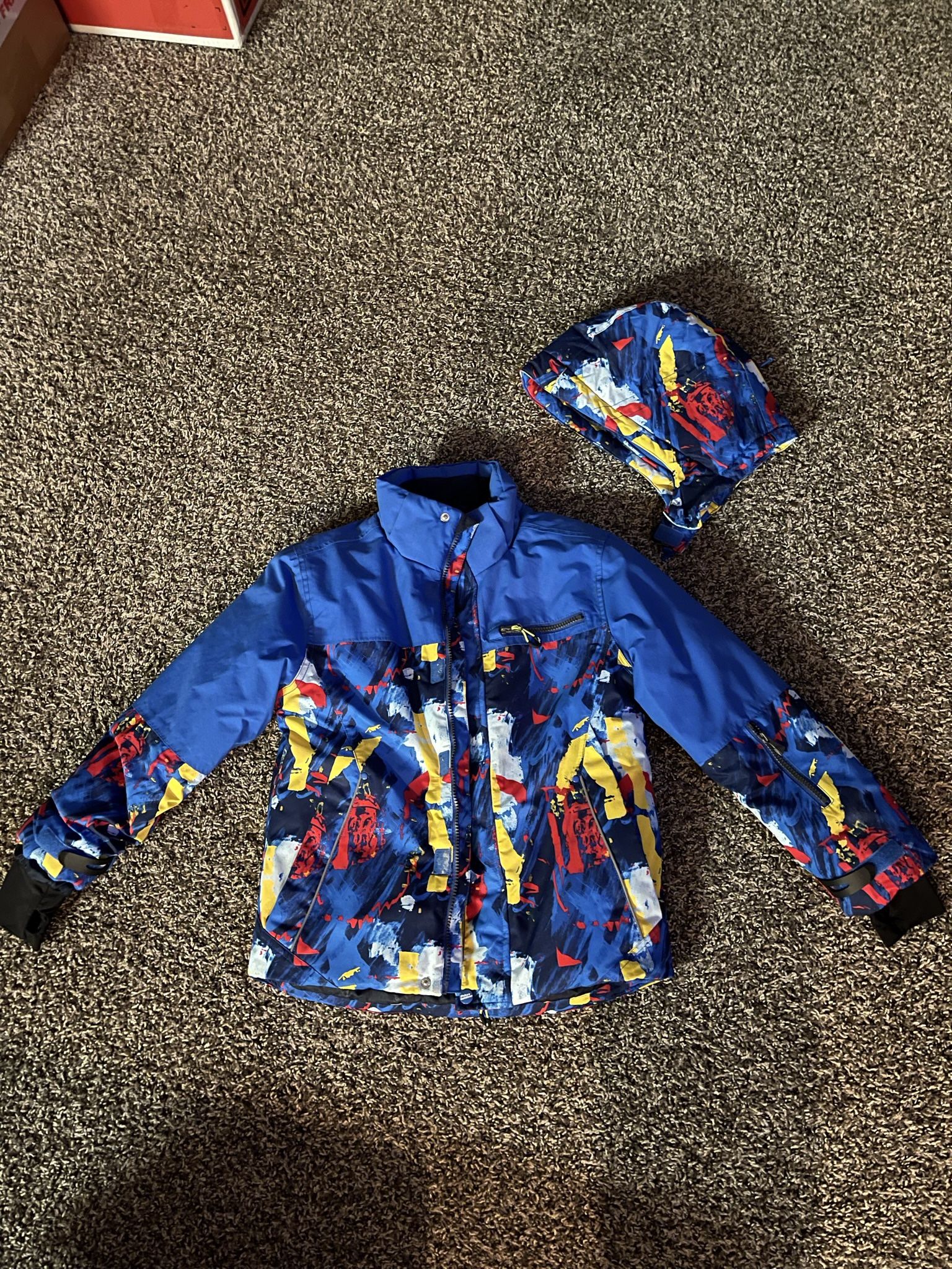PHIBEE Jacket /Chaqueta de esquí impermeable transpirable para niños grandes