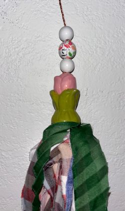 Pink flower S&P Tassel