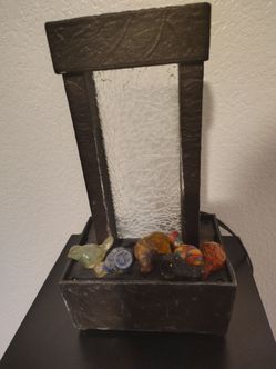 Indoor Tabletop Water Fountain with Stones