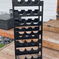 Wooden Wine Rack 17 In X 37 In 