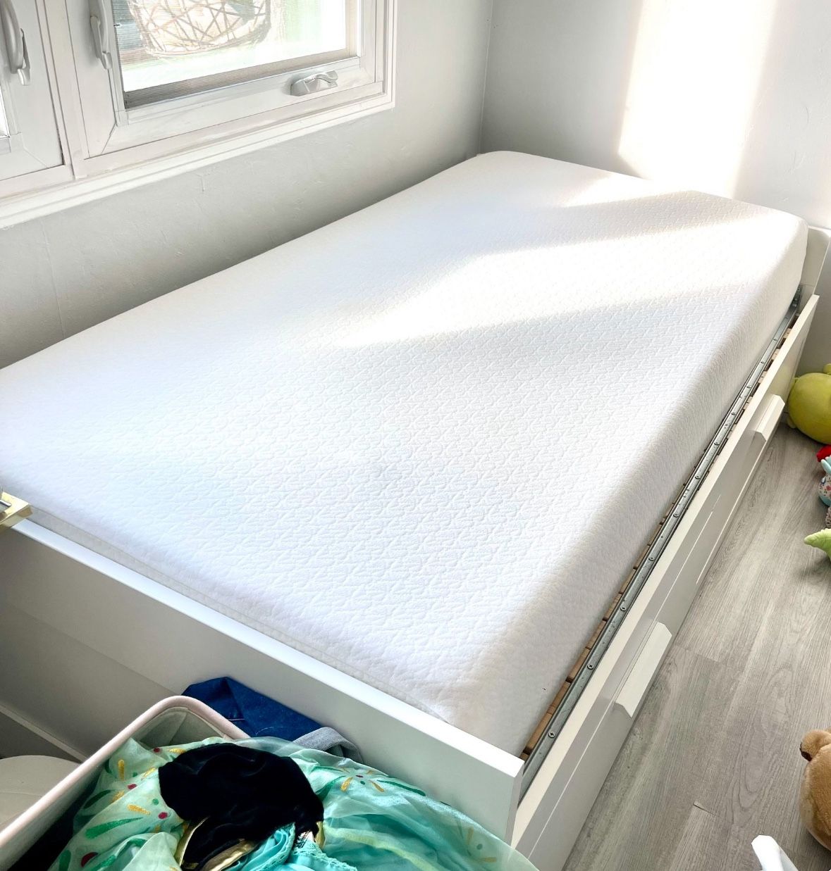 LIKE NEW Mattress and Bed Frame