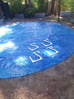 20' Solar pool cover w storage clamps