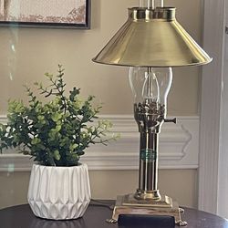 PARIS ORIENT EXPRESS ISTANBUL BRASS CKAW FOOT RAILROAD STYLE TABLE LAMP 