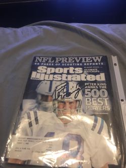 Peyton Manning autograph