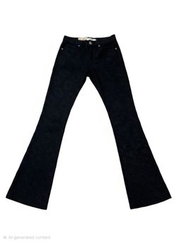 Black Flare Leg Jeans