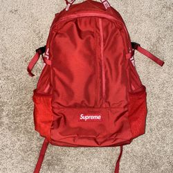 Supreme Backpack SS18 - Red - Used