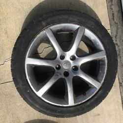 1 X 245/45r18 5x4.5 5x114.3 Stock Infiniti G35 G37 Lexus IS Toyota Camry Ford Mustang Civic Sentra Altima rim Wheel Tire