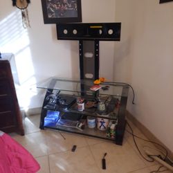 Glass TV Stand