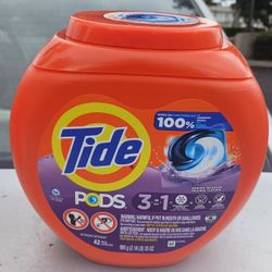 Tide Pods 42ct , Tide Liquid 64 loads, Tide Pods 25ct XL