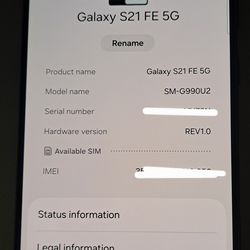 Samsung Galaxy S21 FE 5G  With OtterBox case