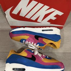 Nike Air Max 90 Multicolor Suede ( Size : 9.5M )