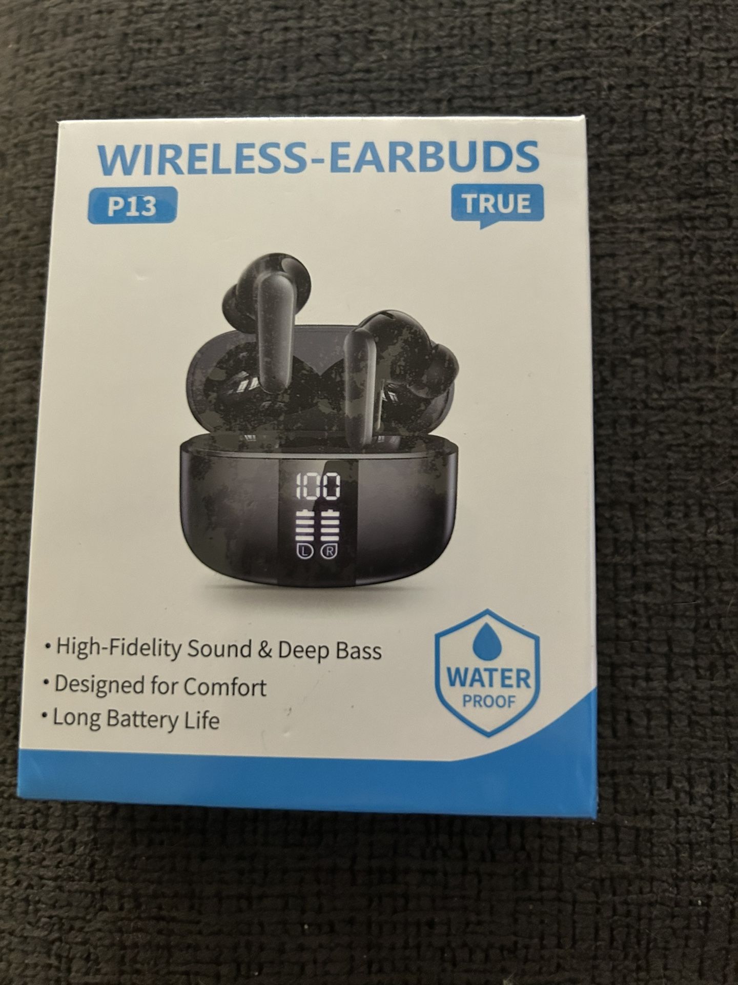 Wireless Ear Buds with Deep Bass & Enhanced Audio Clarity, Bluetooth 5.4, 10-Year Lifespan Earbuds, ENC Noise Cancelling Calls, Secure Fit Memory Foam
