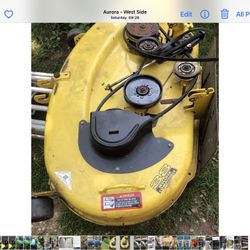 John Deer LT 133-155-166 .  38”. Deack