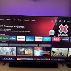 4K 65 Inch TCL  Android Roku Tv 