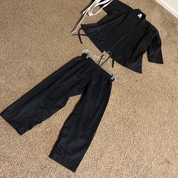 Black Kimono For Martial Arts. Young Champions Of America. Size 0