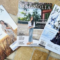 Mint Condition Magnolia Joanna Gaines Lot Of 3 Magazines Home Decor