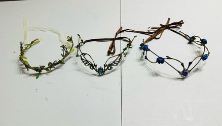 3 Headpieces , crown , tiara $25 all three “27ave and Osborn “